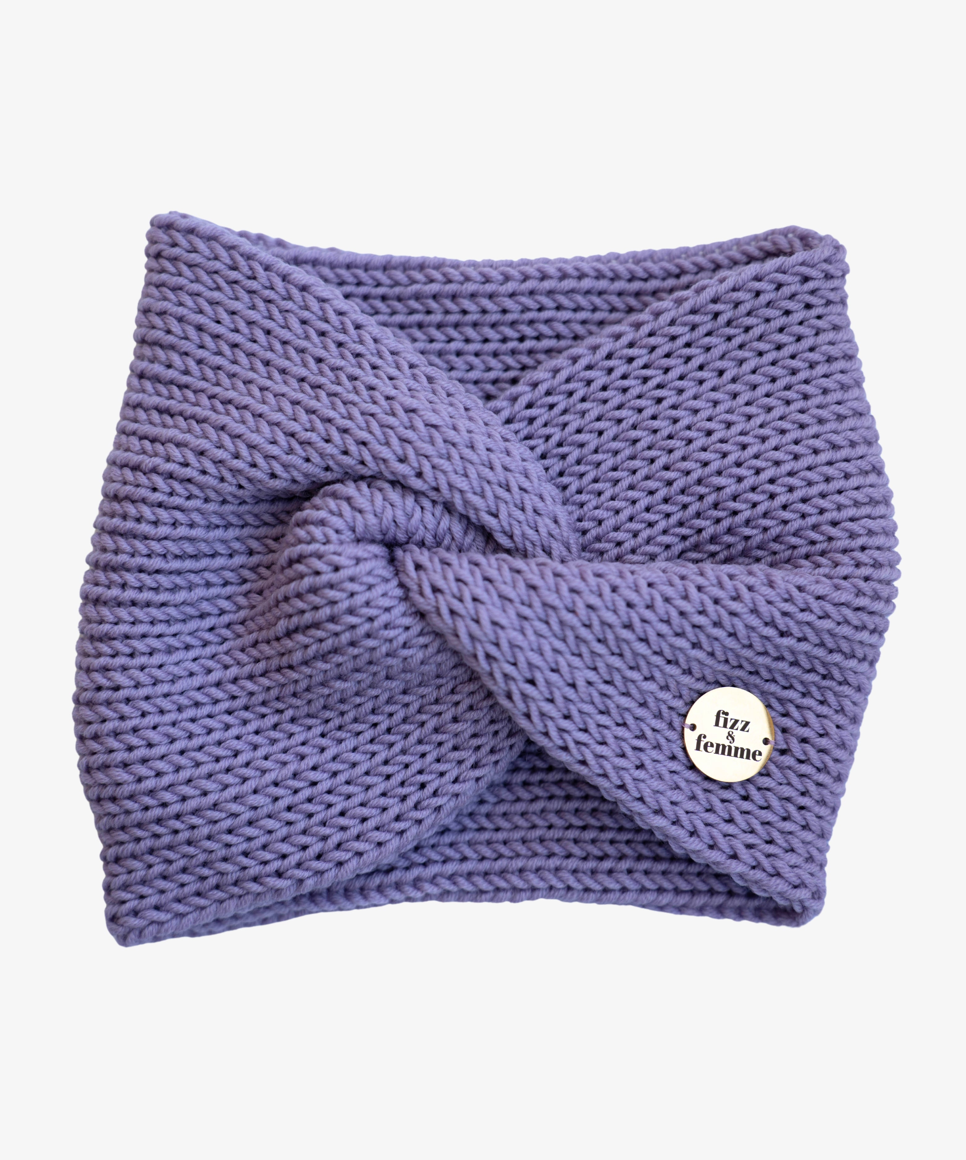 EMMA - Doppellagiges Stirnband | Lavender - Lila - Fizz & Femme