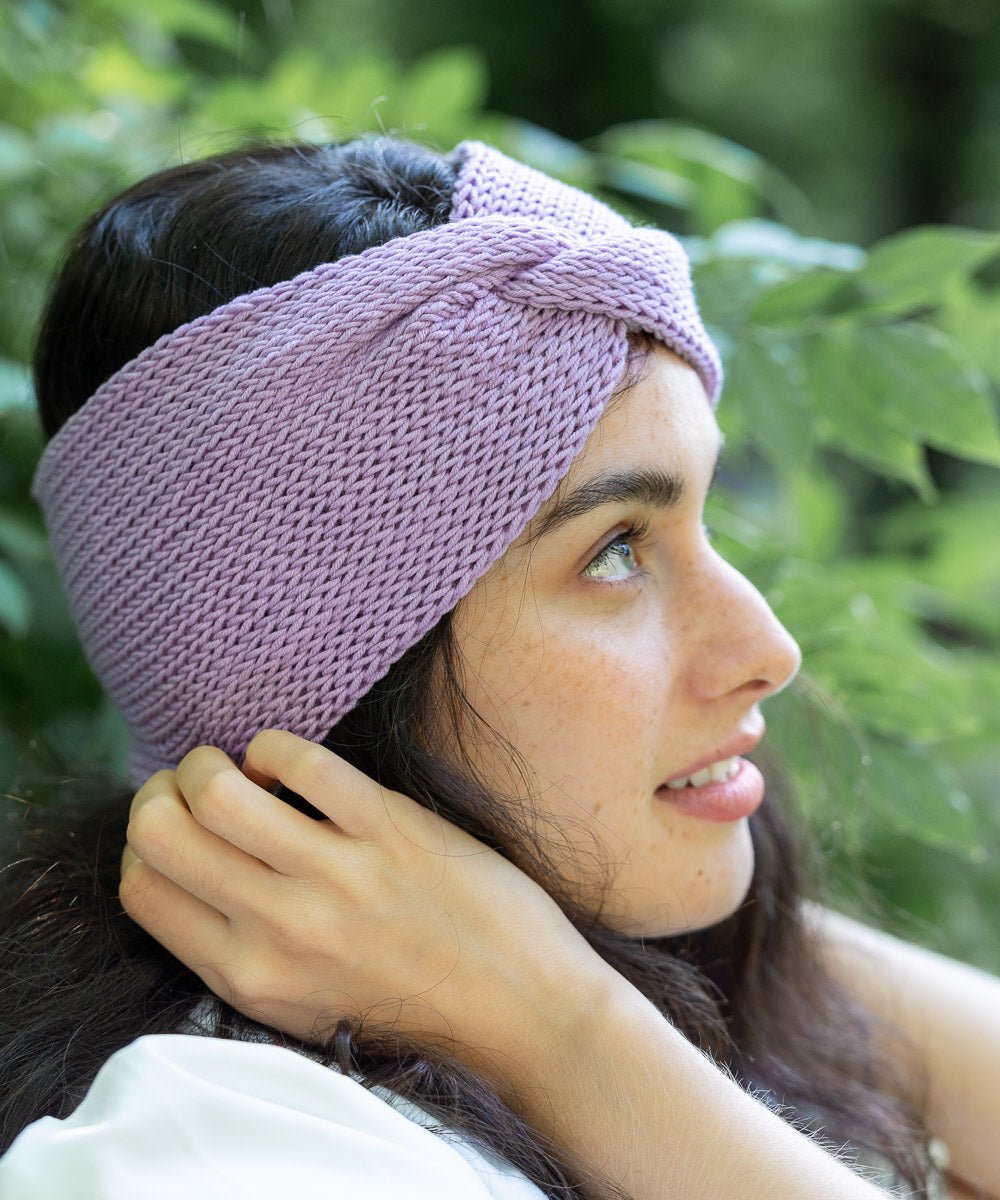 EMMA - Doppellagiges Stirnband | Lavender - Lila - Fizz & Femme